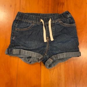 Gap girls jean shorts